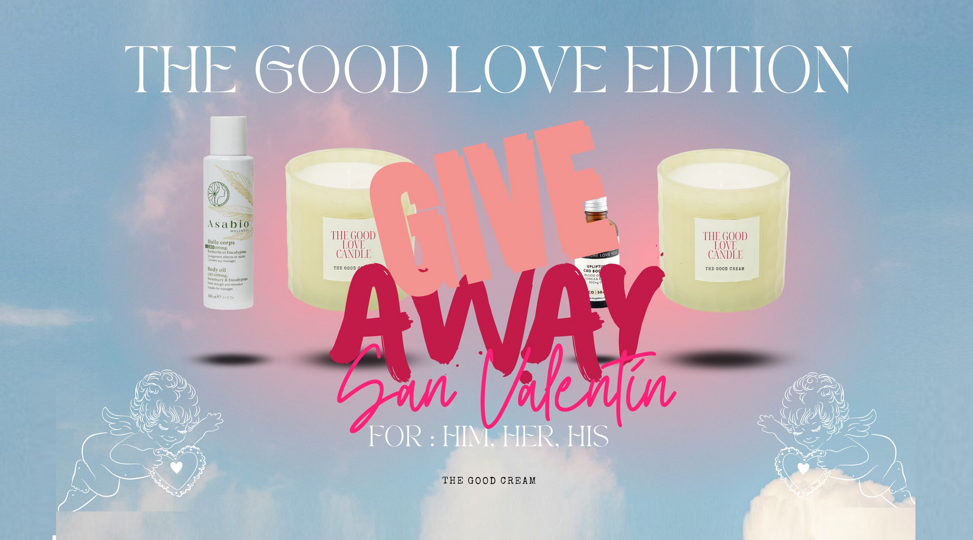 SORTEO SAN VALENTIN ACEITE MASAJE COSMETICA CBD VELA SPA