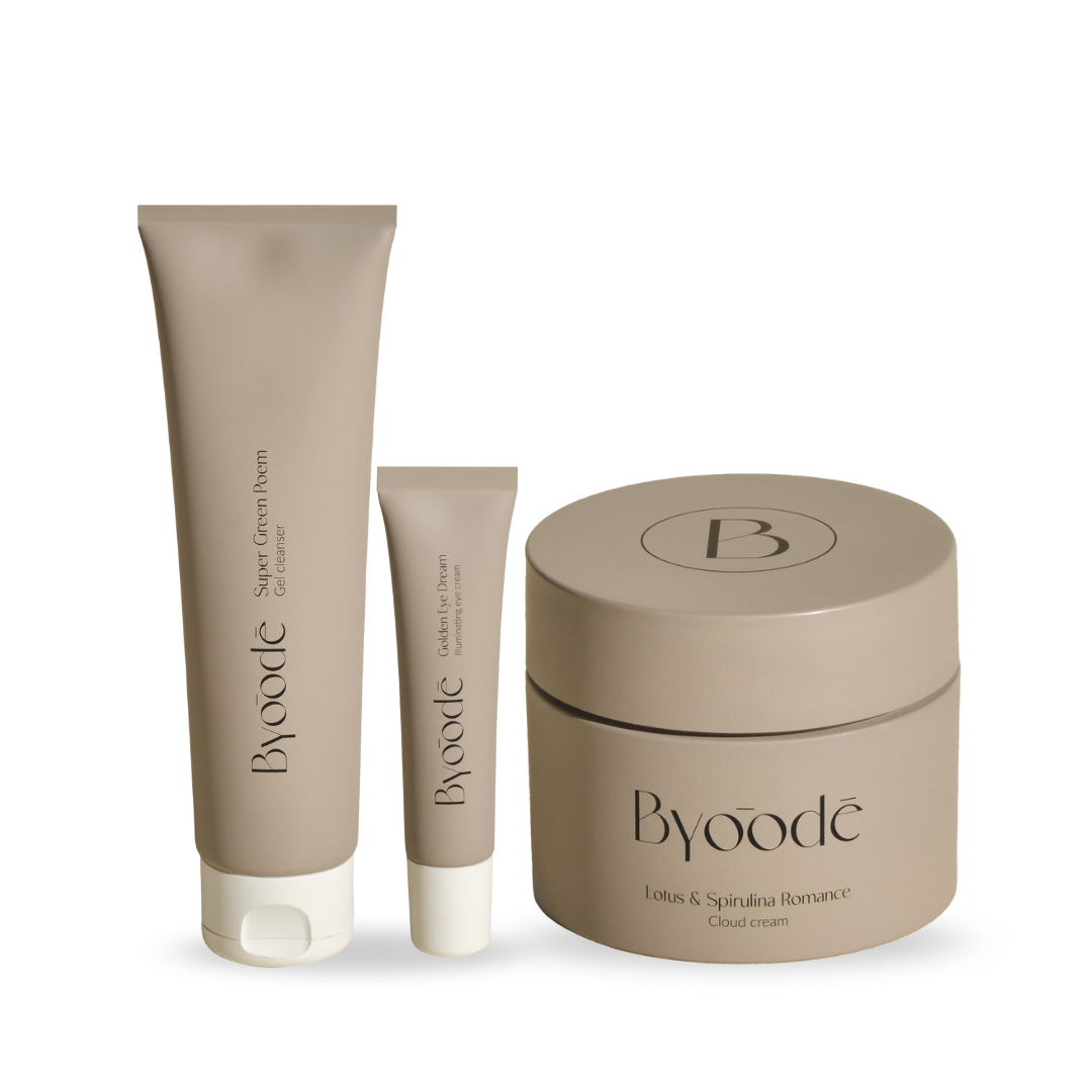 Set Byoode complete - Limpieza, hidratación y mirada radiante