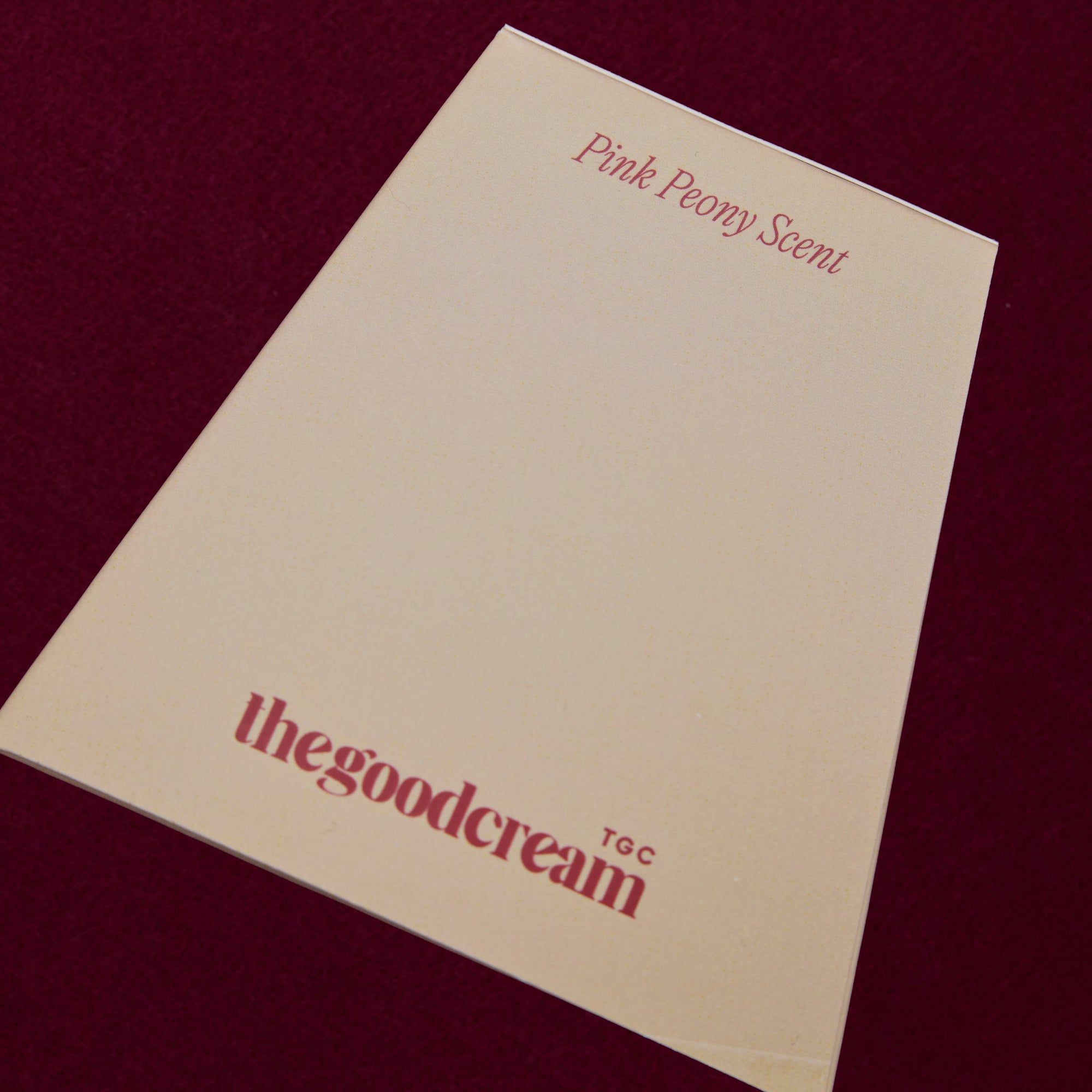 Vela aromática Pink Peony Scent The Good Cream